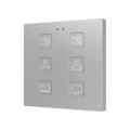 Tecla RGB 6. PC-ABS Capacitive push button - 6 buttons - Custom by Zennio