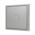 Tecla RGB 70 X1. PC-ABS Capacitive push button 70x70 - 1 button - Silver (ZS70 frame not included) by Zennio