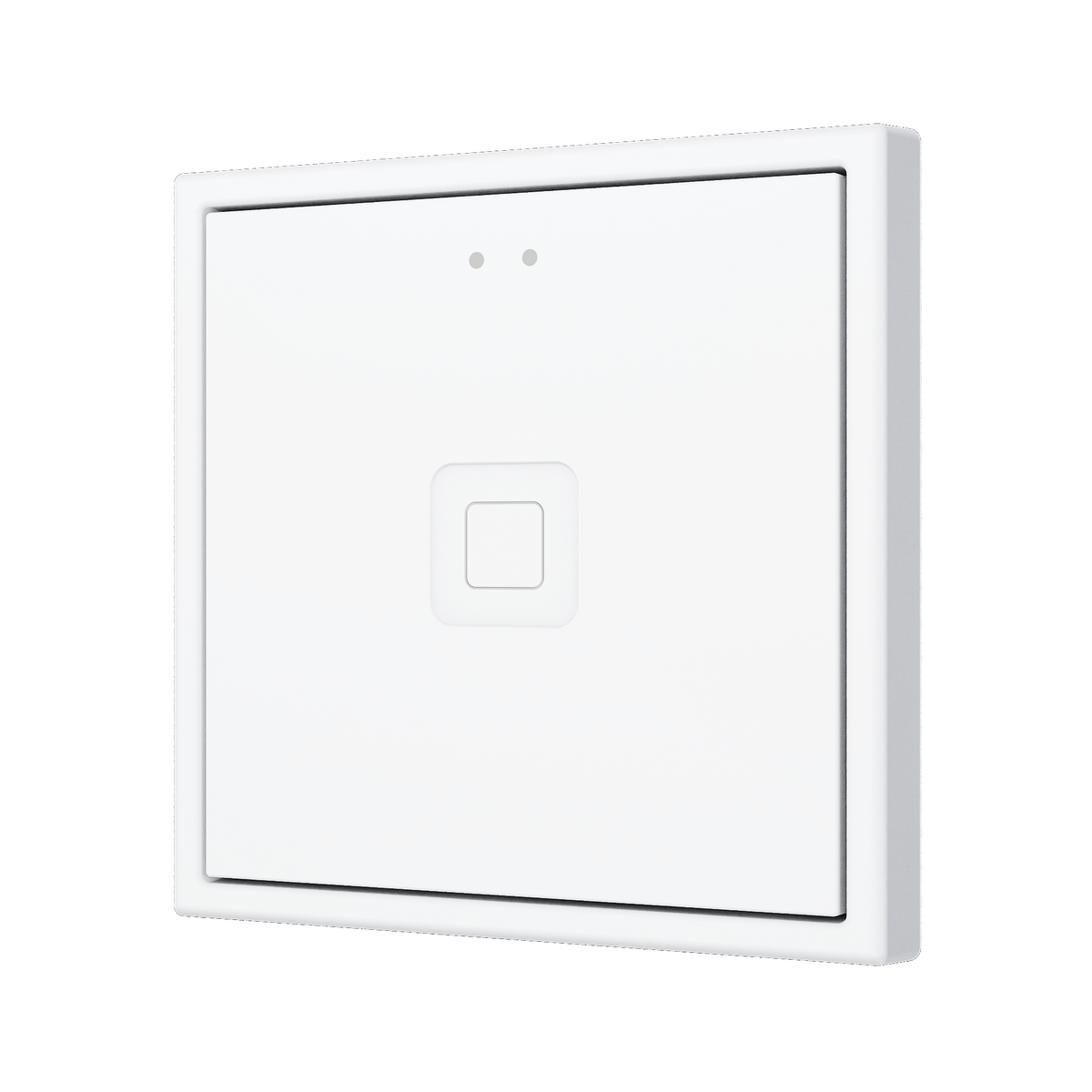 Tecla RGB 70 X1. PC-ABS Capacitive push button 70x70 - 1 button - White (ZS70 frame not included) by Zennio