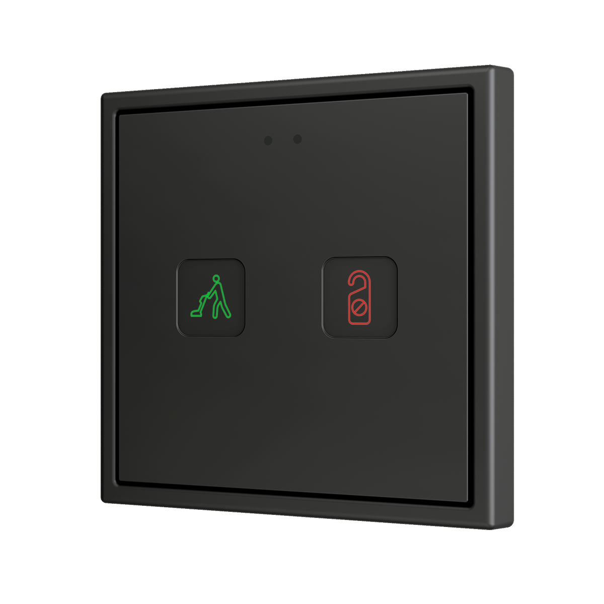 Tecla RGB 70 X2. PC-ABS Capacitive push button 70x70 - 2 buttons - Custom (ZS70 frame not included) by Zennio