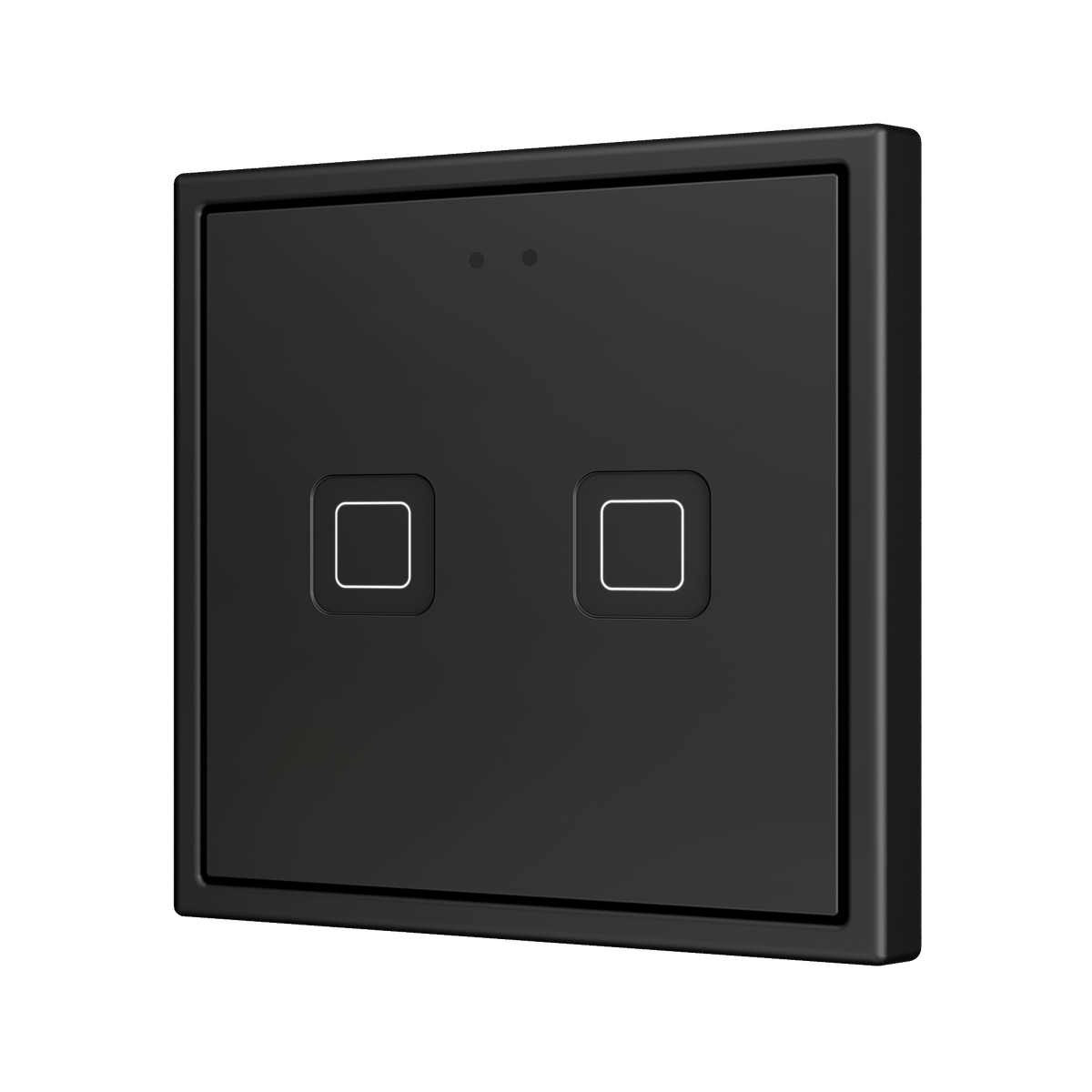 Tecla RGB 70 X2. PC-ABS Capacitive push button 70x70 - 2 buttons - Anthracite (ZS70 frame not included) by Zennio
