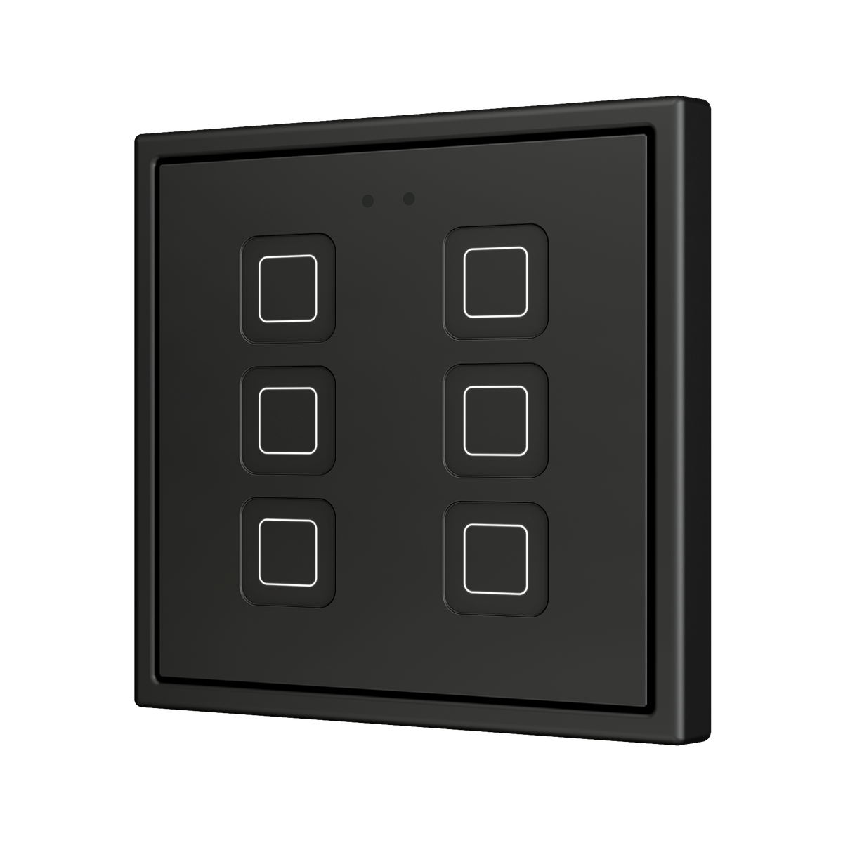 Tecla RGB 70 X6. PC-ABS Capacitive push button 70x70 - 6 buttons - Anthracite (ZS70 frame not included) by Zennio