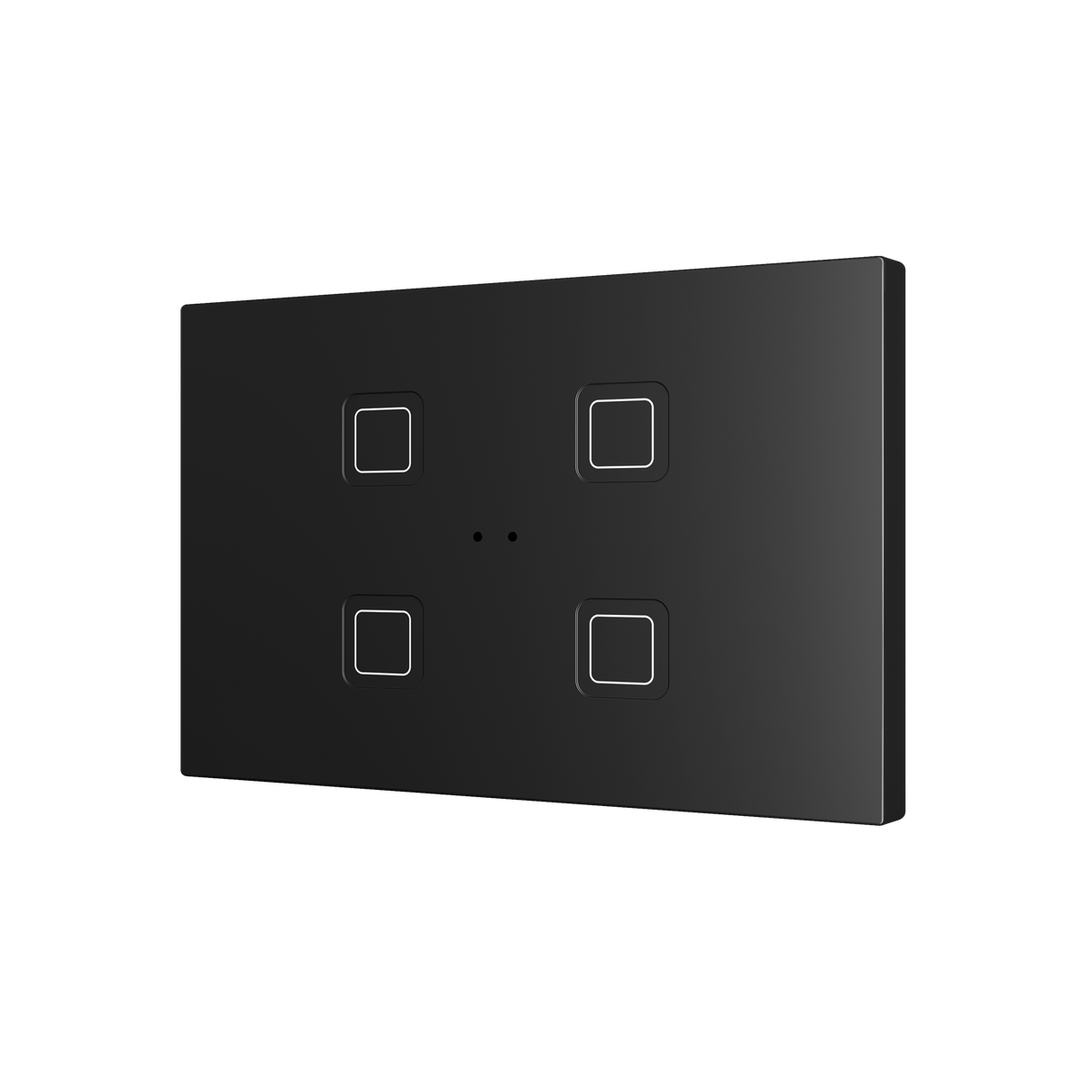 Tecla RGB XL 4. PC-ABS Capacitive push button - 4 buttons - Anthracite by Zennio