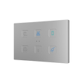 Tecla RGB XL 6. PC-ABS Capacitive push button - 6 buttons - Custom by Zennio