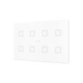 Tecla RGB XL 8. PC-ABS Capacitive push button - 8 buttons - White by Zennio