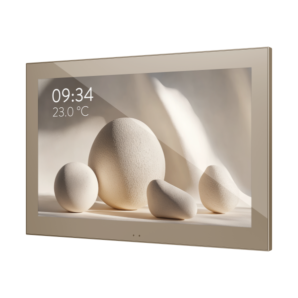 Z100. Color capacitive touch panel (10" display) - Champagne by Zennio