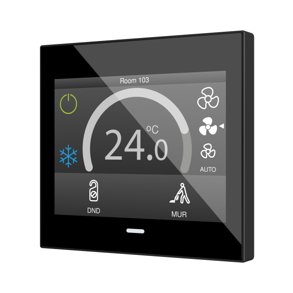 Z35 v3. Capacitive touch panel - Anthracite by Zennio
