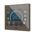 Z35 v3. Capacitive touch panel - Mocha by Zennio