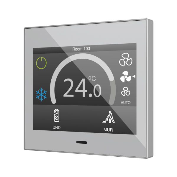 Z35 v3. Capacitive touch panel - Silver by Zennio