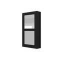 GetFace IP - Surface installation - Frame - 2 modules - Black (must be together with ZVP-BPLA2 or ZVP-BP2W2H) by Zennio