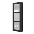GetFace IP - Surface installation - Frame - 3 modules - Black (must be together with ZVP-BPLA3, ZVP-BP2W3H or ZVP-BP3W3H) by Zennio