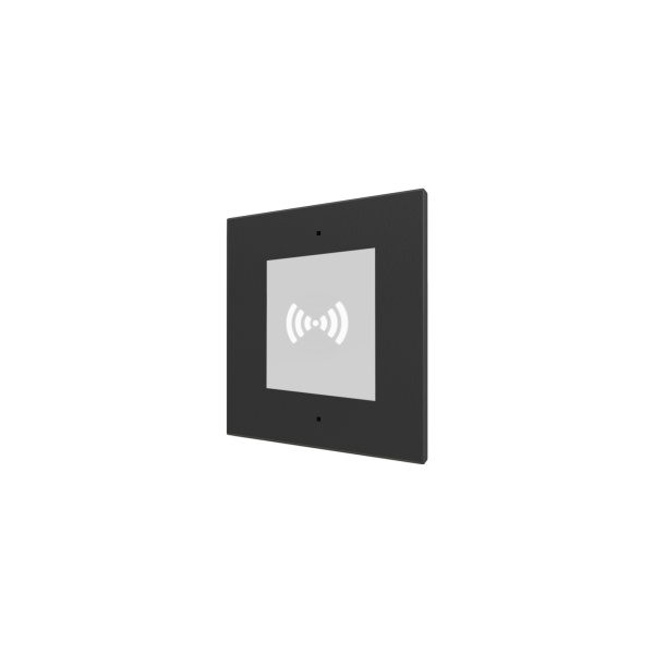 GetFace IP - Flush installation - Frame - 1 module - Black (must be together with ZVP-FBOX1) by Zennio