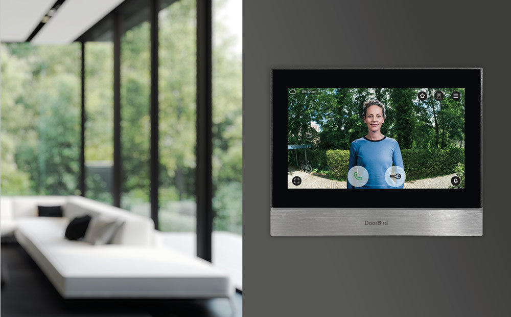 DoorBird A1104T IP Video Indoor Station, 7″ Touch, Induction Loop, Stainless Steel