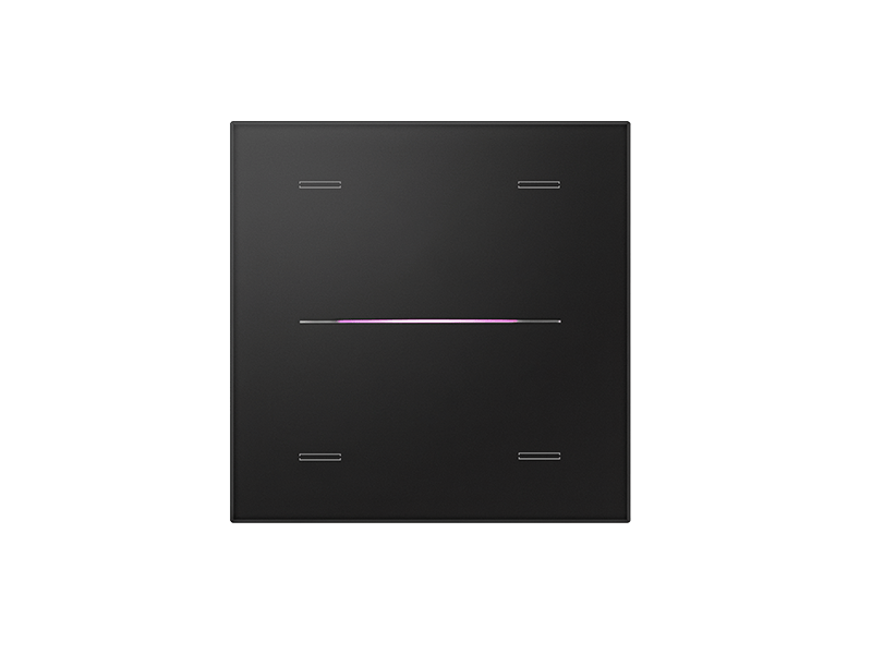 Single Glass - 4 Ch. - Line Series - RGB - Matte Black – Eelectron