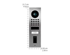 DoorBird D1101FV Fingerprint 50 IP Video Intercom, 1 Call Button, with Fingerprint Reader, Surface-mount