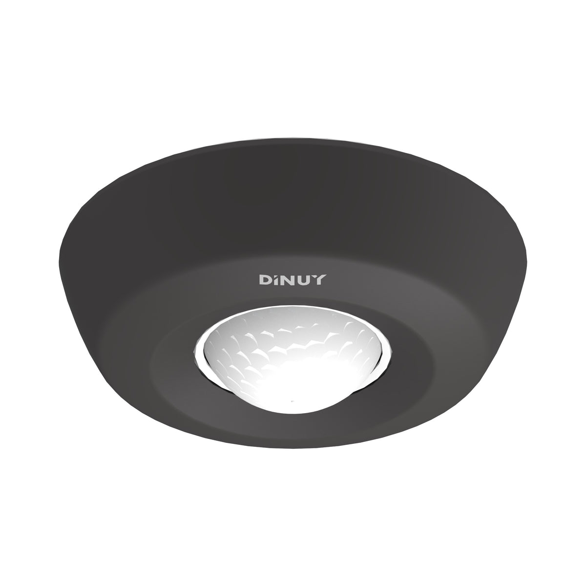 KNX presence/motion detector 360°, surface ceiling – Dinuy – Black