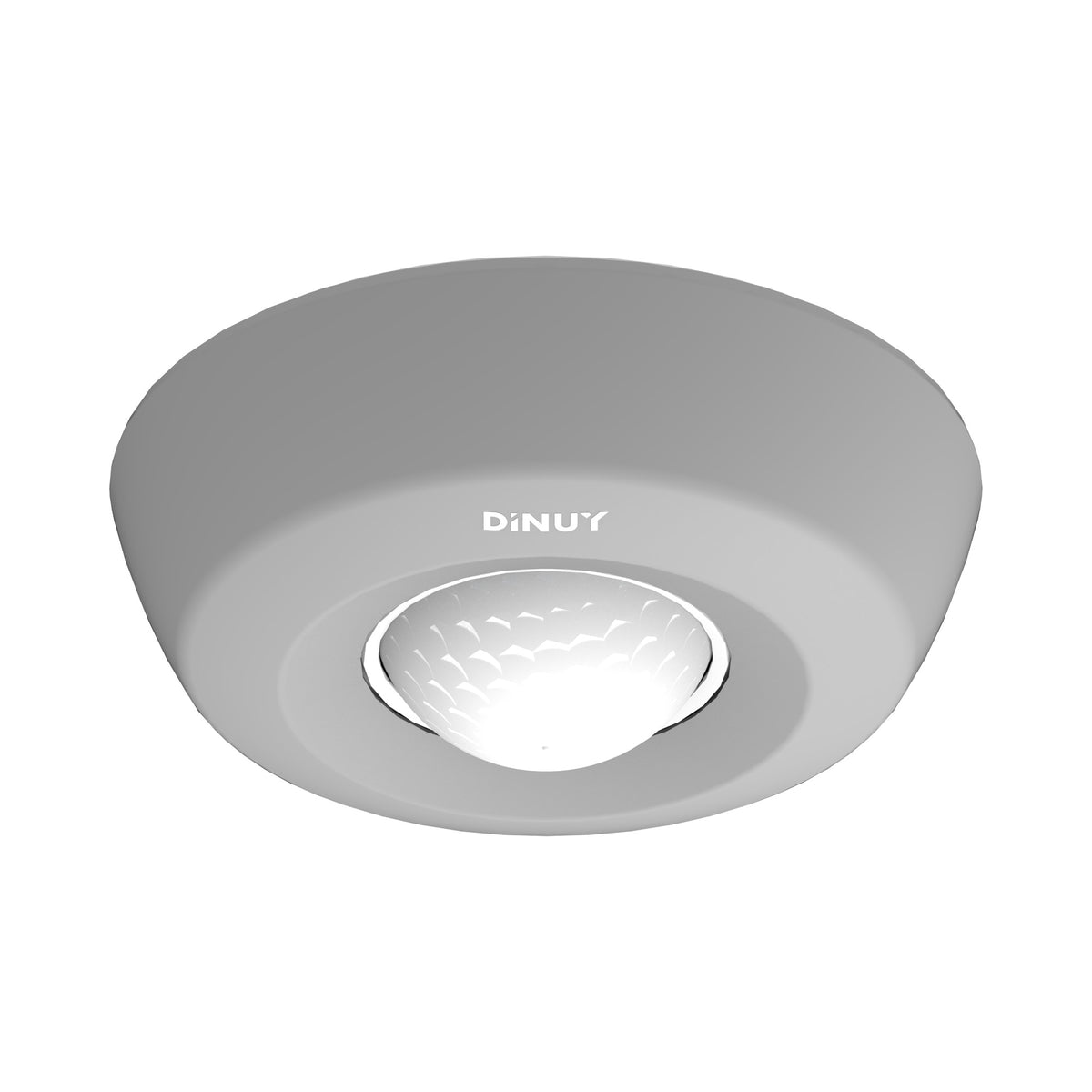KNX presence/motion detector 360°, surface ceiling – Dinuy – Silver