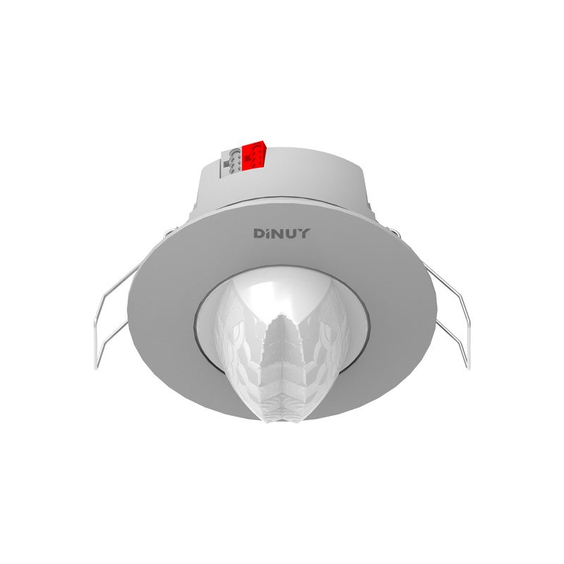 KNX corridor presence/motion detector, flush ceiling – Dinuy – Silver