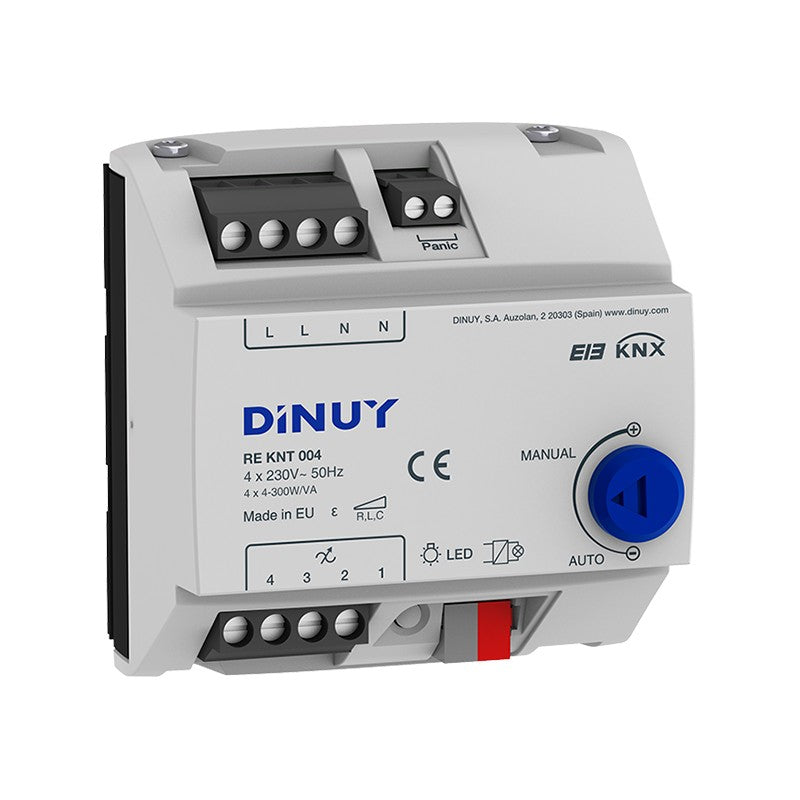 KNX universal dimming actuator RLC+LED, 4 channels – Dinuy