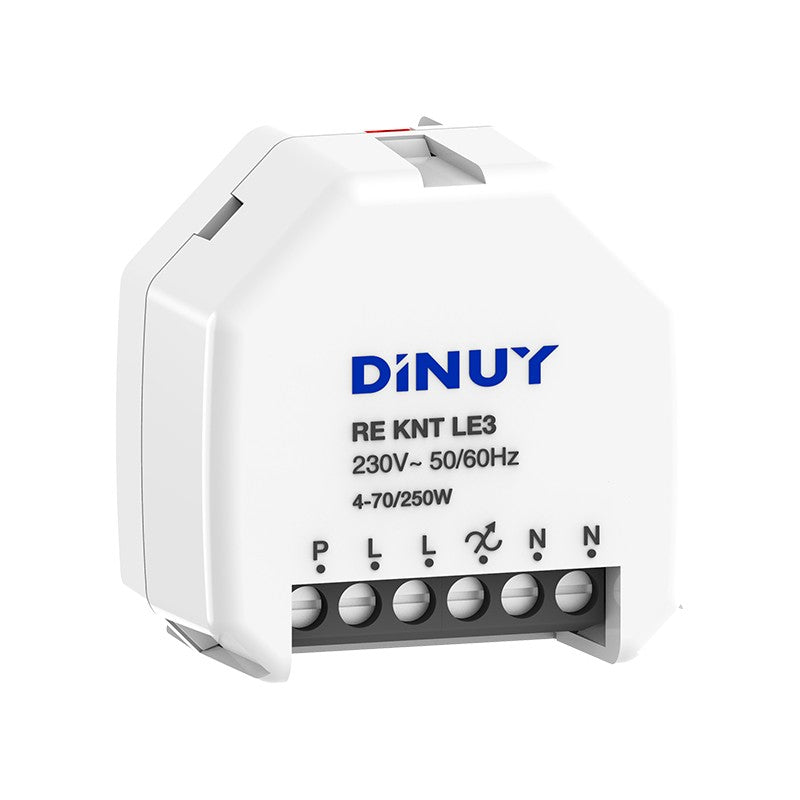 KNX universal dimming actuator, 1 channel, 4 inputs, flush box – Dinuy