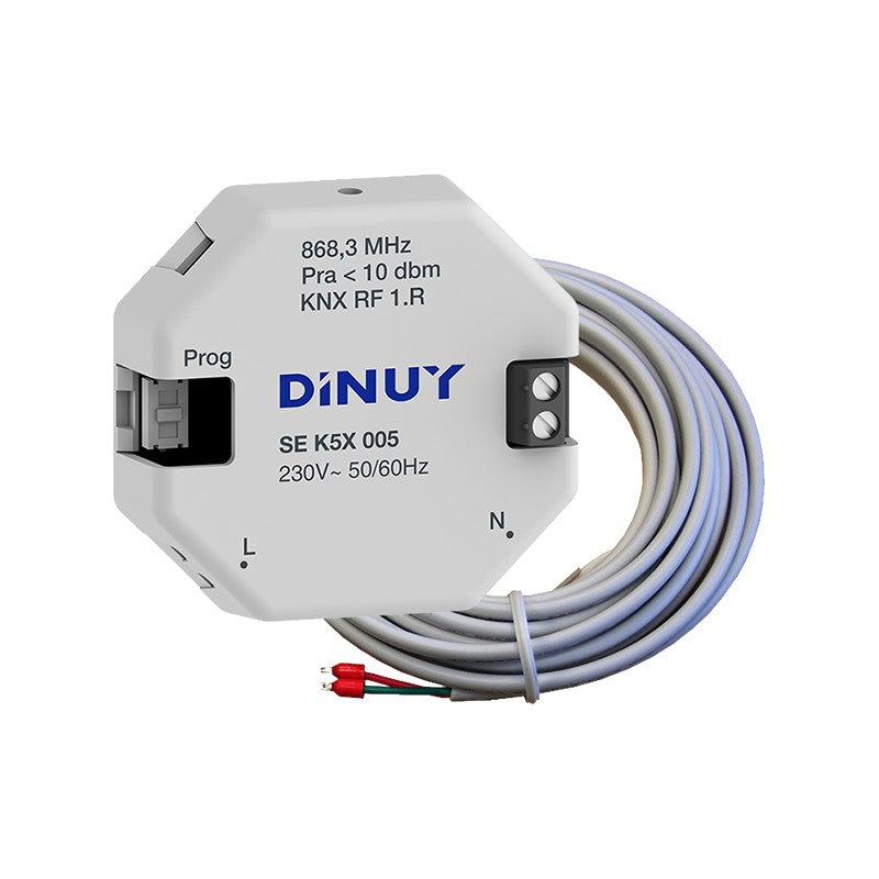 KNX RF temperature transmitter with floor probe, 230 V – Dinuy