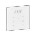 KNX capacitive glass thermostat with display, fan-coil control – Dinuy