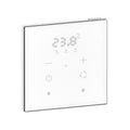 KNX capacitive glass thermostat with display, HVAC modes – Dinuy