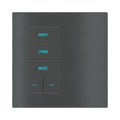 Ekinex 20venti KNX 5-rocker pushbutton with backlit symbols and proximity sensor EK-E2E-TP-5L/R – assembled device