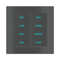 Ekinex 20venti KNX 8-rocker pushbutton with backlit symbols and proximity sensor EK-E2E-TP-8 – assembled device
