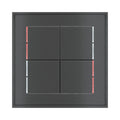 Ekinex 71 series KNX 4-channel pushbutton with thermostat EK-E13-TP – assembled device
