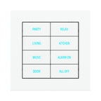 Ekinex 20venti KNX 8-rocker pushbutton with backlit symbols and proximity sensor EK-E2E-TP-8