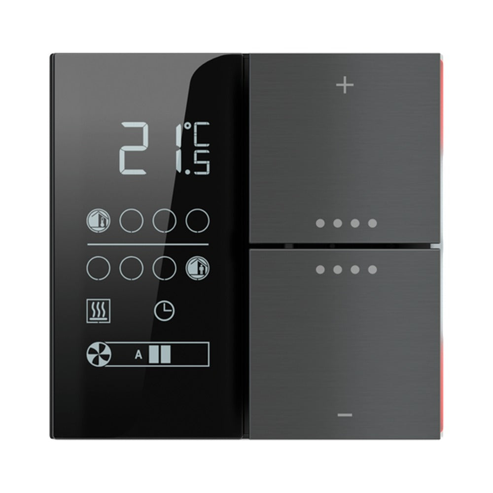 Ekinex FF KNX room thermostat EK-EP2-TP – Red/white