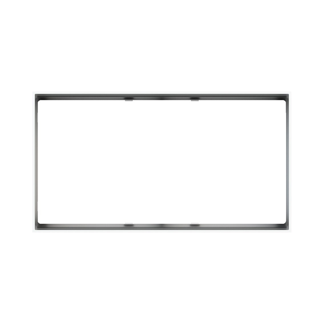 Ekinex FF / 71 series 2-fold frame Form 157x86 EK-FO2 – Technopolymer Pure White RAL 9016 (GAR)
