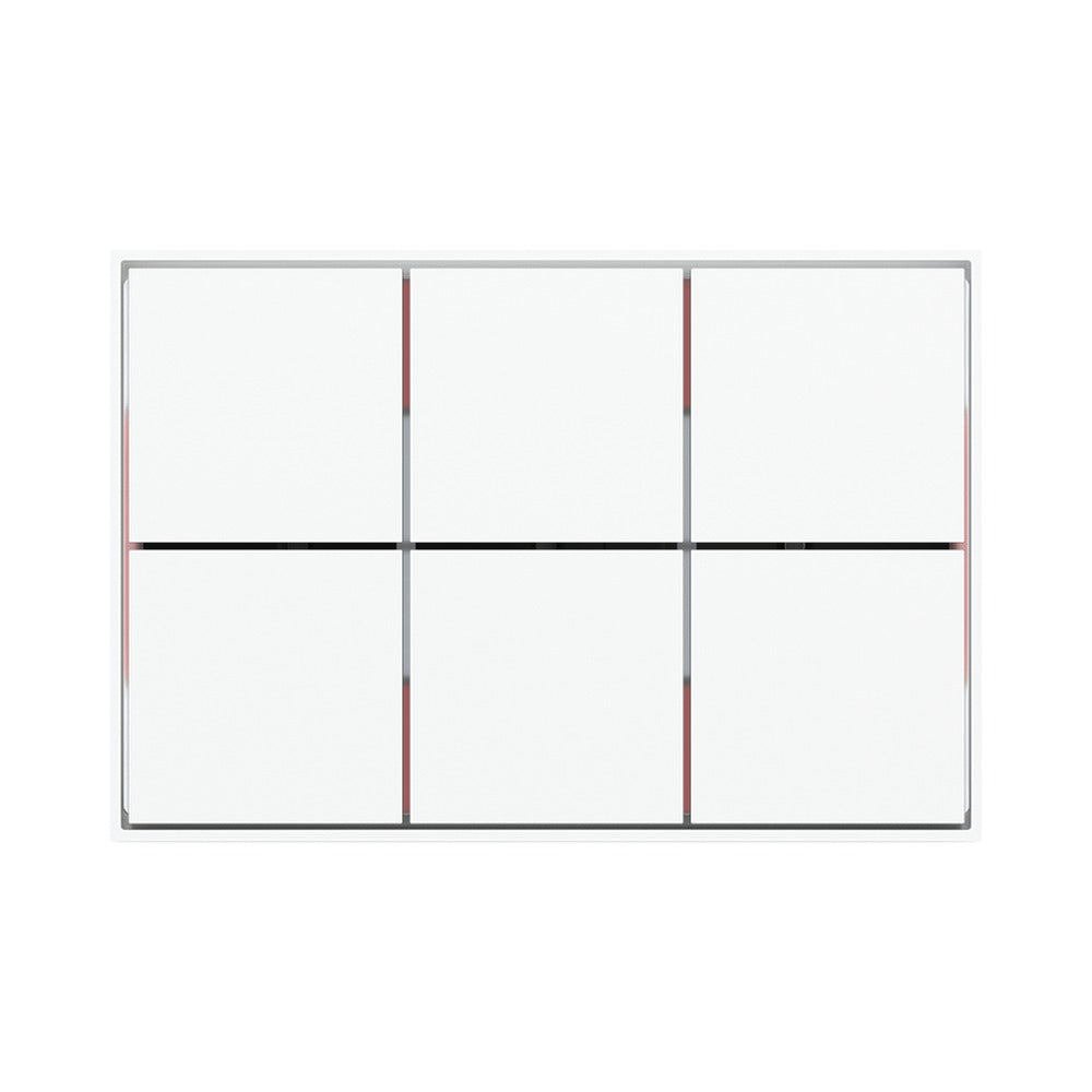Ekinex FF KNX 6-channel pushbutton EK-EH2-TP