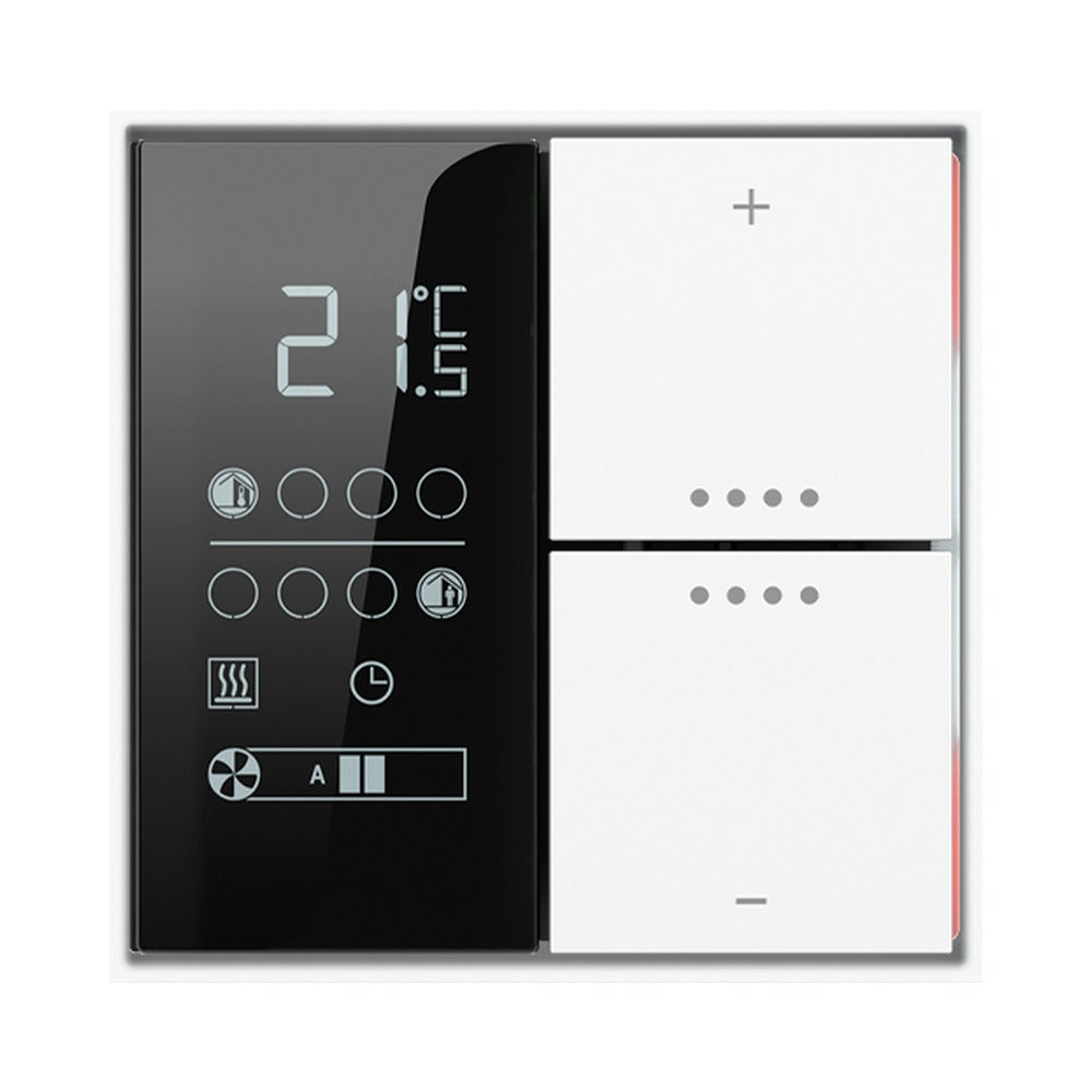 Ekinex FF KNX room thermostat with humidity sensor EK-EQ2-TP – Blue/green