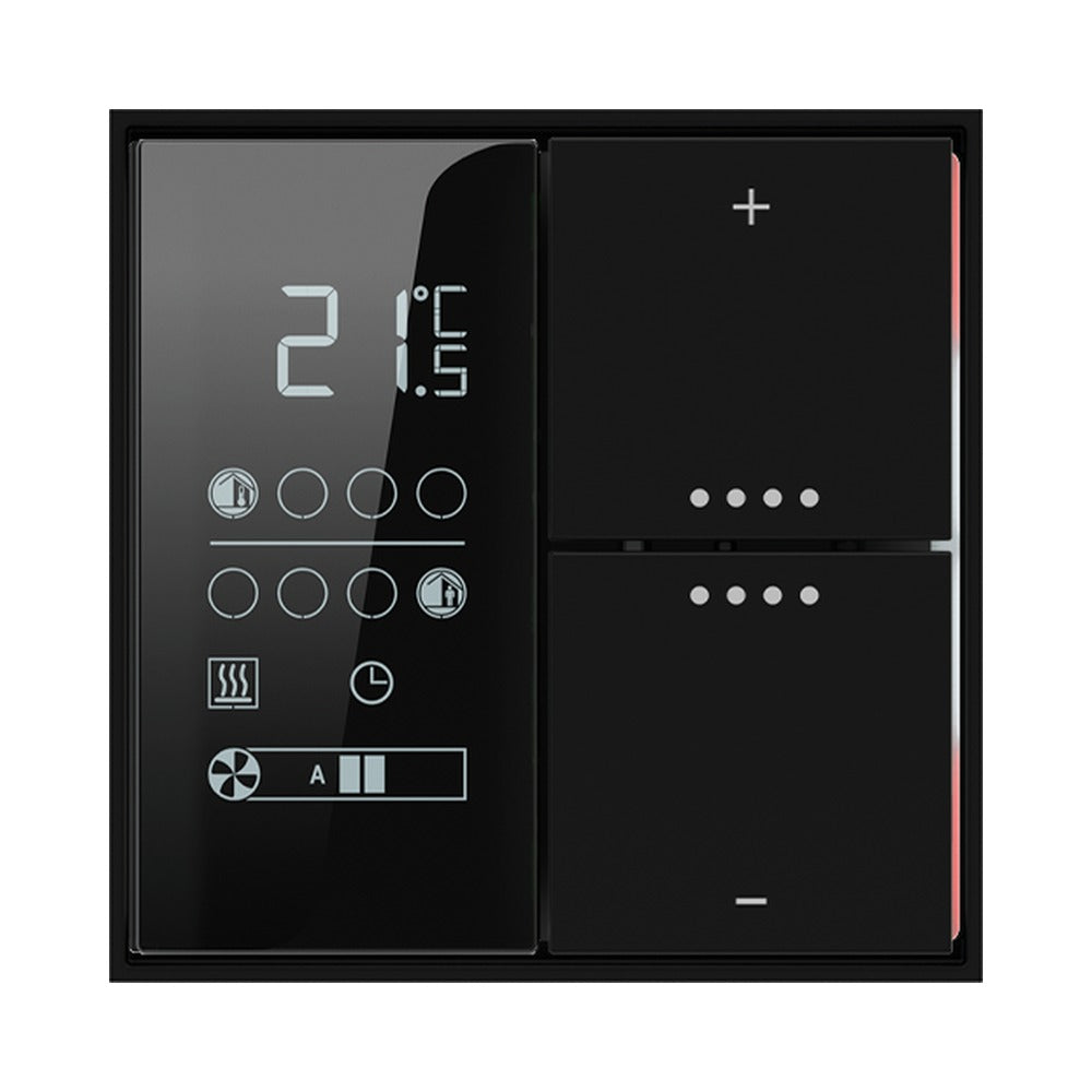 Ekinex FF / 71 series square frame Form 86x86 EK-FOQ – Technopolymer Intense Black RAL 9005 (GAE)