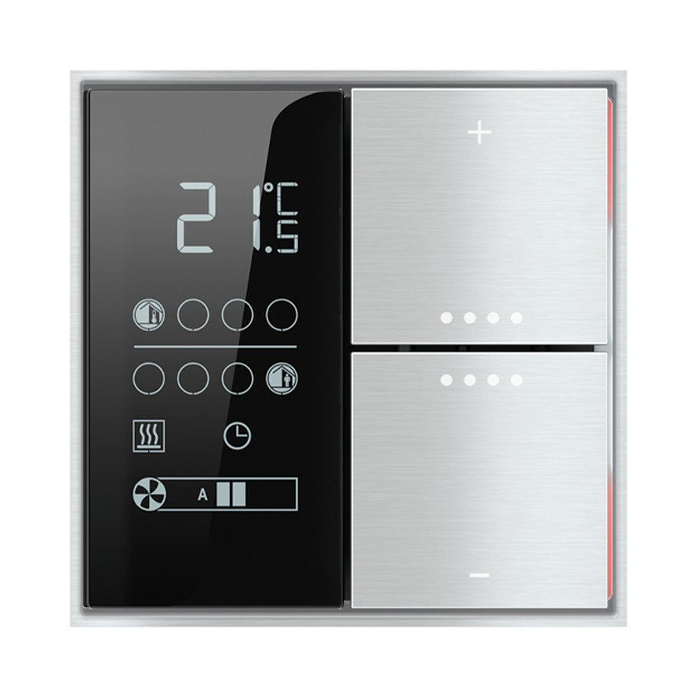 Ekinex FF / 71 series square frame Form 86x86 EK-FOQ – Metal Aluminium (GBQ)