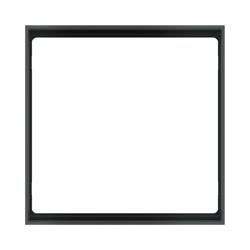 Ekinex FF / 71 series square frame Form 86x86 EK-FOQ – Metal Carbon (GBU)