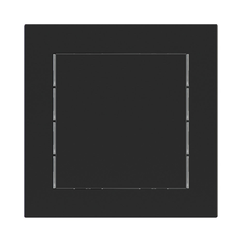 Ekinex 71 series square rocker 60x60 with symbol/text (made to order), 1 pc – Fenix NTM Black Ingo (FNI)