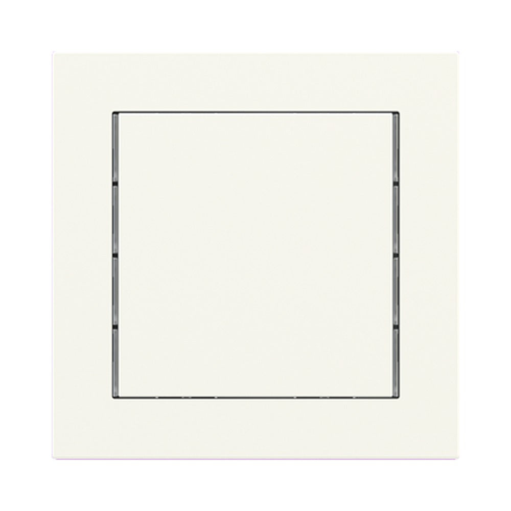 Ekinex 71 series square rocker 60x60 with symbol/text (made to order), 1 pc – Technopolymer Warm White (GAA)