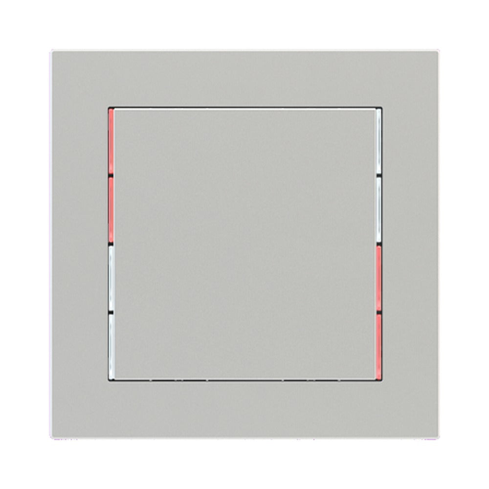 Ekinex 71 series square rocker 60x60, pack of 1 EK-T1Q – Technopolymer Silver (GAG)
