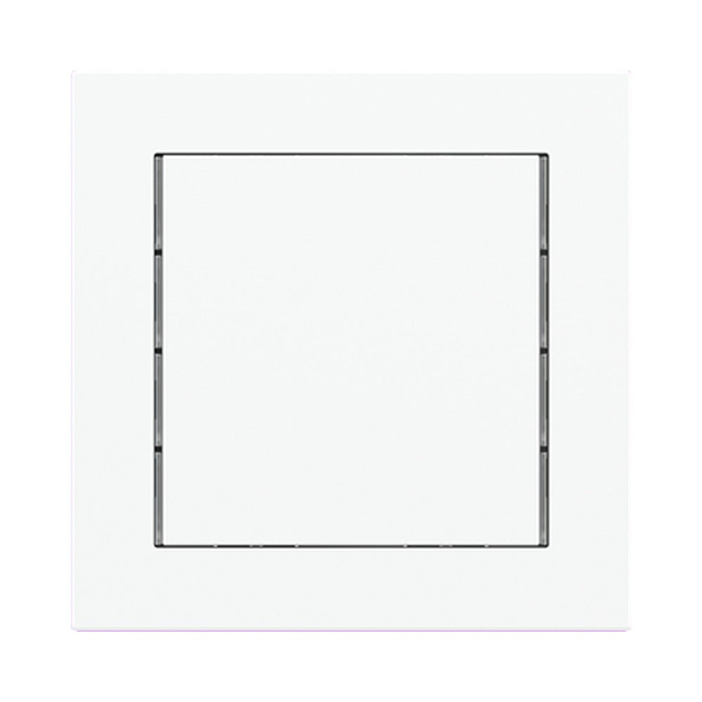 Ekinex 71 series square rocker 60x60 with symbol/text (made to order), 1 pc – Technopolymer Pure White RAL 9016 (GAR)