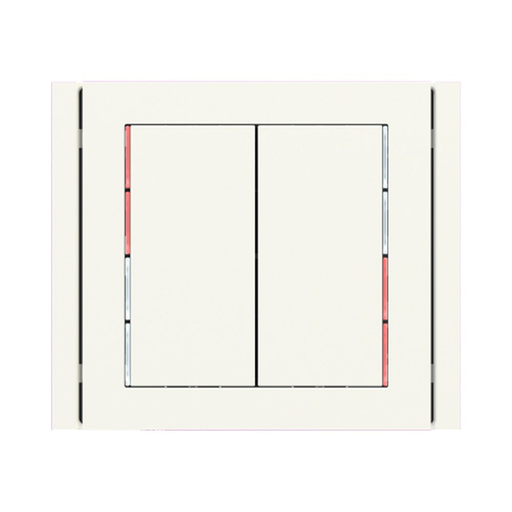 Ekinex 71 series vertical rockers 30x60, pack of 2 EK-T2R – Technopolymer Warm White (GAA)