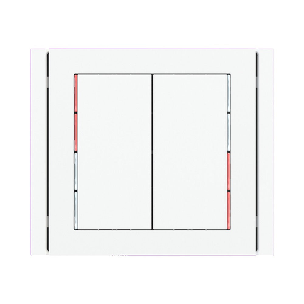 Ekinex 71 series vertical rockers 30x60, pack of 2 EK-T2R – Technopolymer Pure White RAL 9016 (GAR)