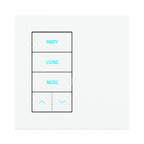 Ekinex 20venti KNX 5-rocker pushbutton with backlit symbols and proximity sensor EK-E2E-TP-5L/R