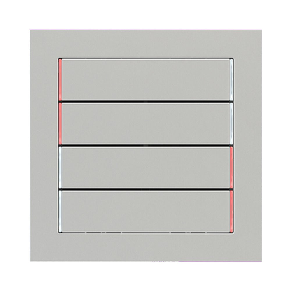 Ekinex 71 series horizontal rockers 60x15, pack of 4 EK-T4R – Technopolymer Silver (GAG)