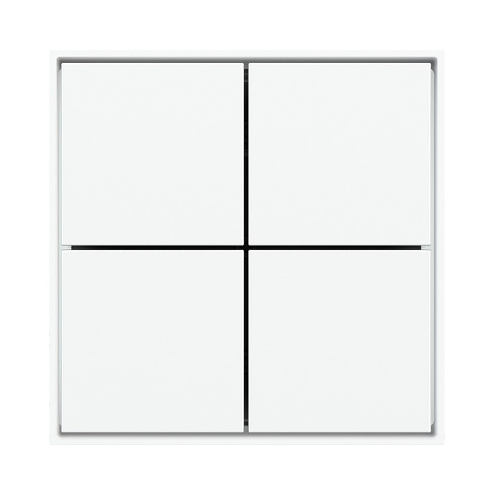 Ekinex FF square rockers 40x40, pack of 4 EK-TQQ – Technopolymer Warm White (GAA)