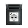 Ekinex IP65 waterproof cover for sockets and pushbuttons EK-AWC-IP-B