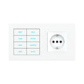 Ekinex EK-D2E plate – Technopolymer Pure White RAL 9016 (GAR)