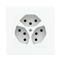 Ekinex EK-DQG plate – Technopolymer Pure White RAL 9016 (GAR)
